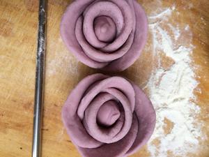 第一次做紫薯馒头的做法 步骤4