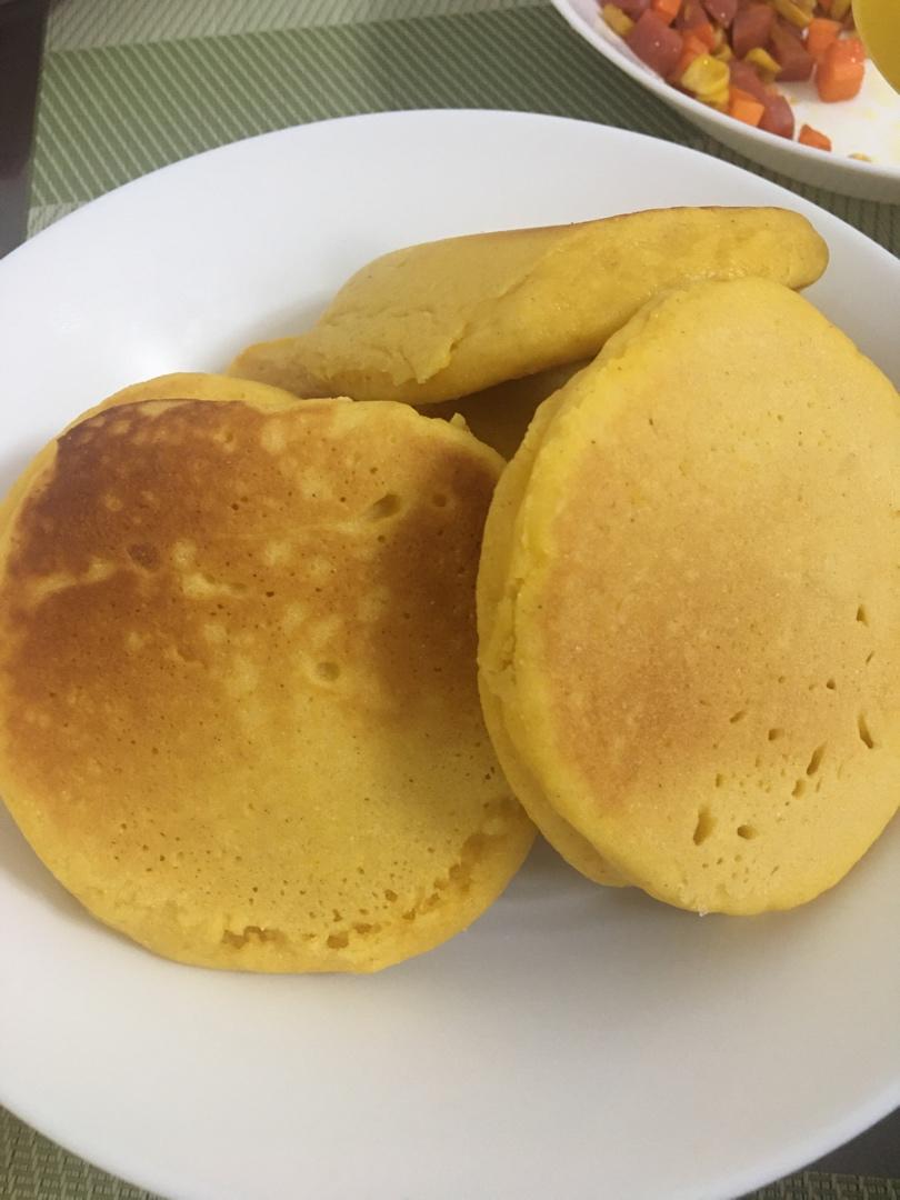 奶香玉米面饼