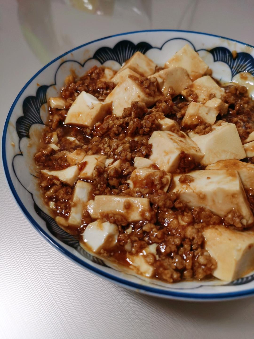 肉末嫩豆腐｜嫩滑口感爽口！这道快手菜超级下饭！！（减脂少油版）
