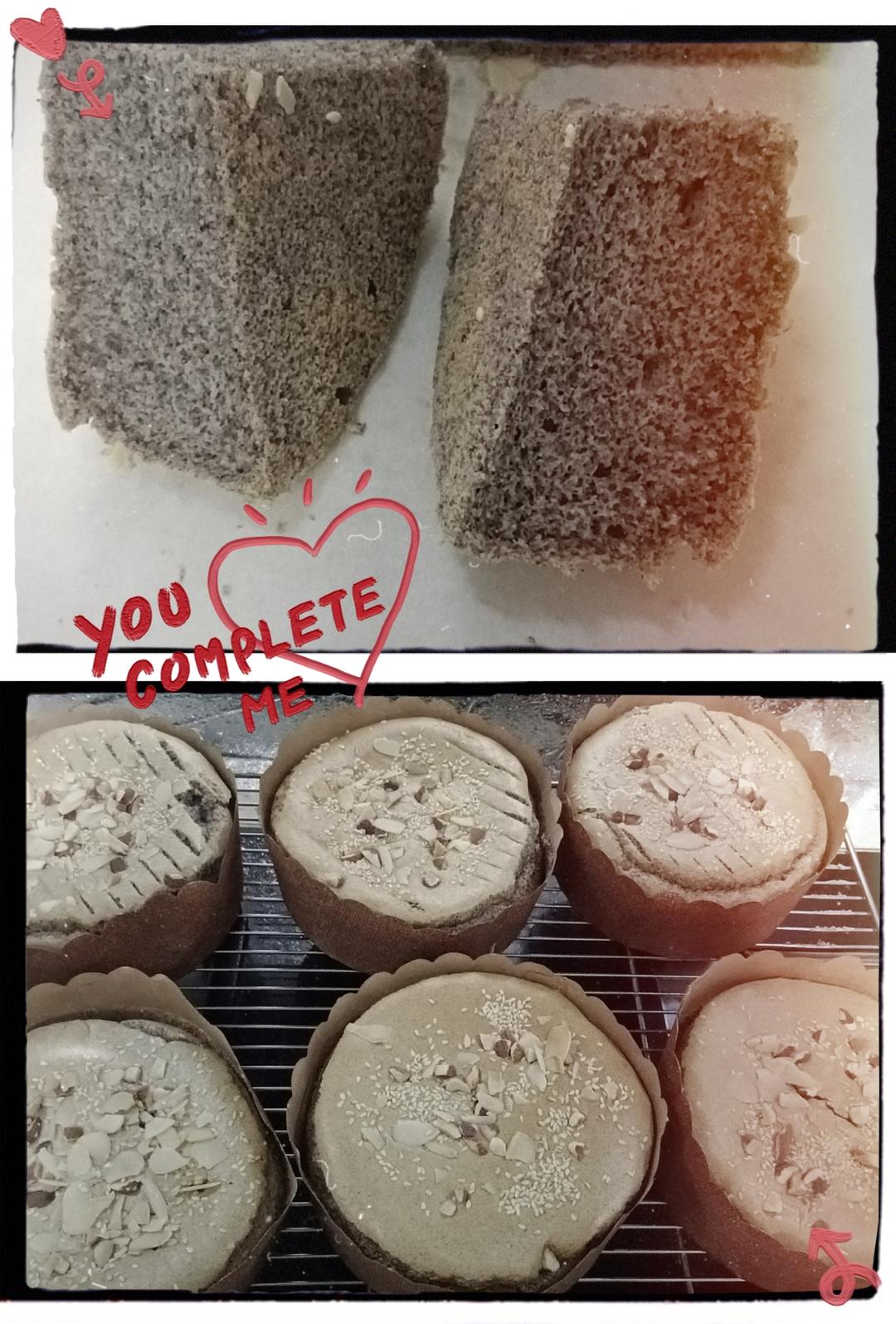 黑米戚风蛋糕