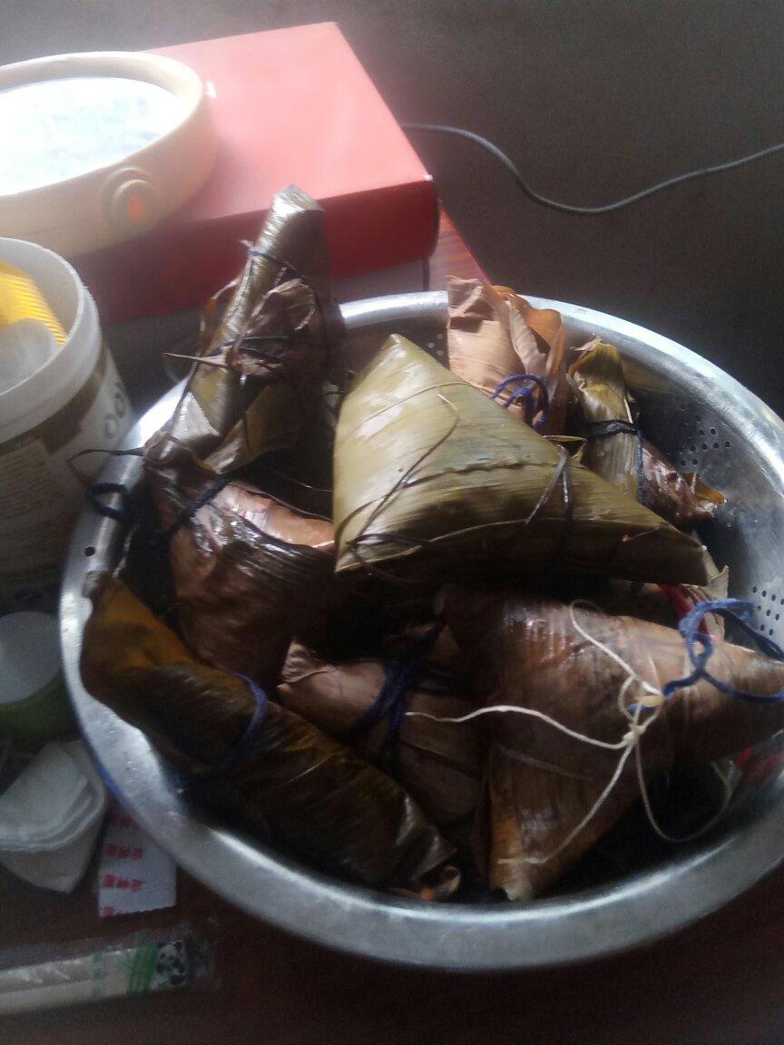 三角粽的包法