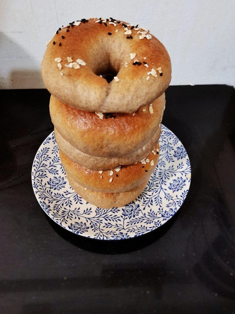 全麦贝果，低糖无油