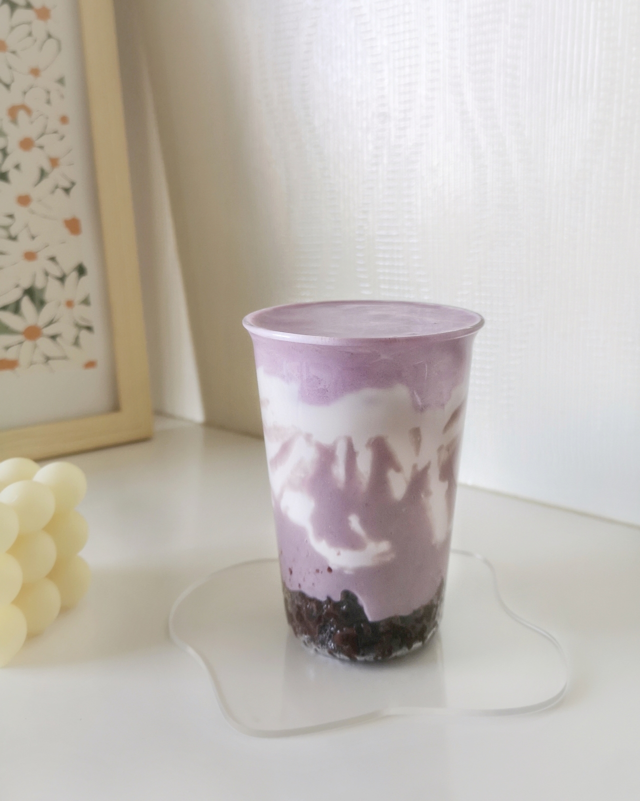 芋泥紫米鲜奶的做法