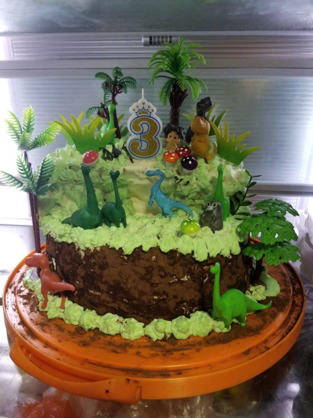 恐龙生日蛋糕