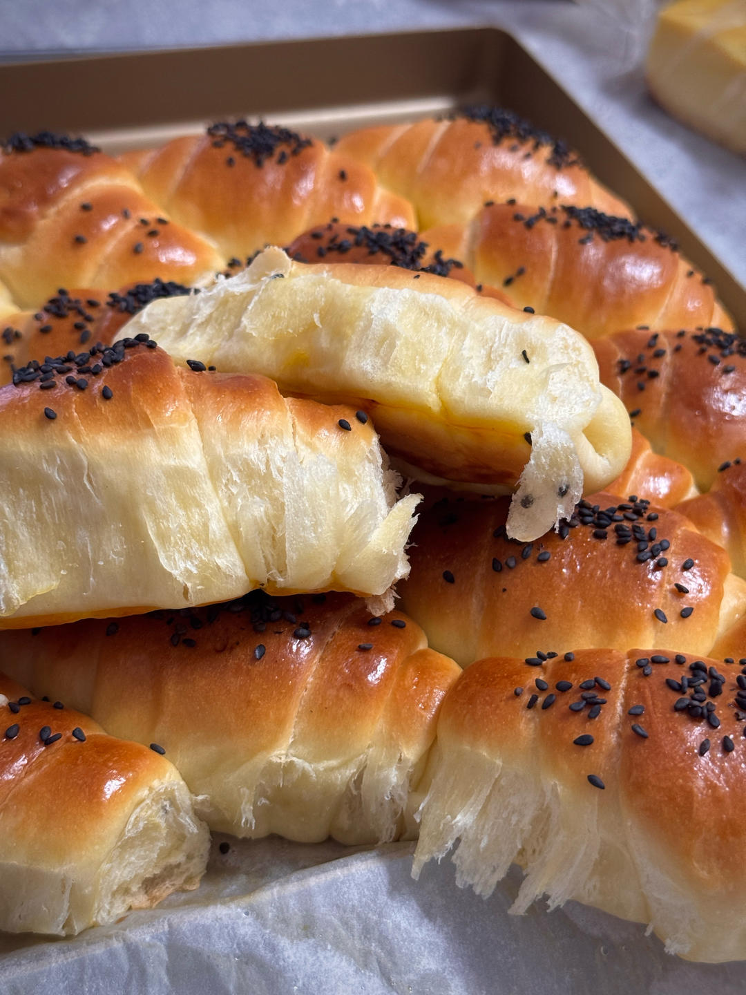 牛奶面包卷（直接法）