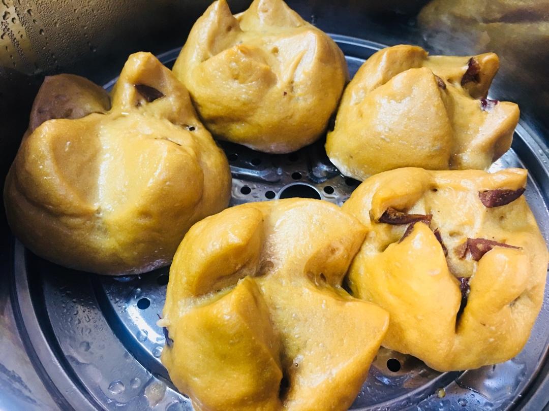 红糖红枣开花馒头（一次性发酵）