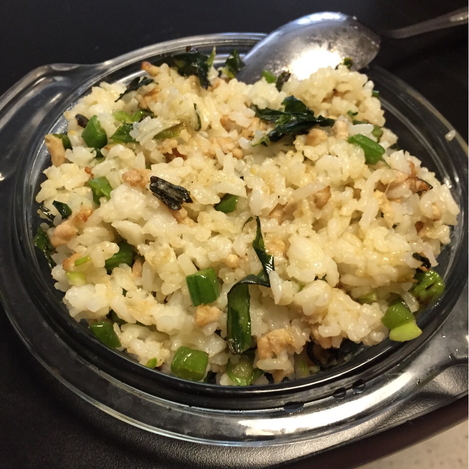 肉沫儿碎豆角炒饭