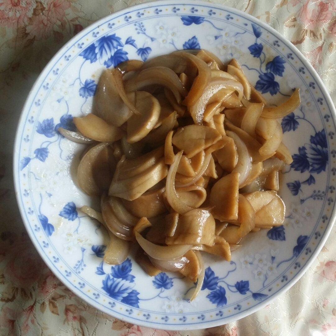 洋葱遇到杏鲍菇