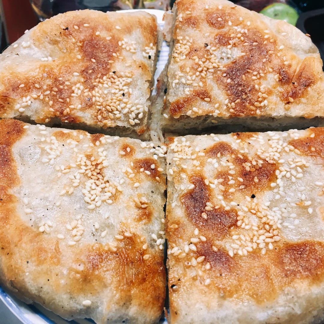 椒盐发面饼 Sesame Pancake