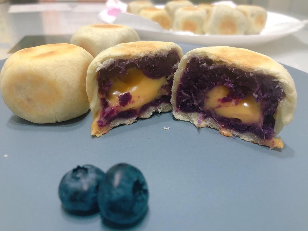 【爆浆紫薯仙豆糕】