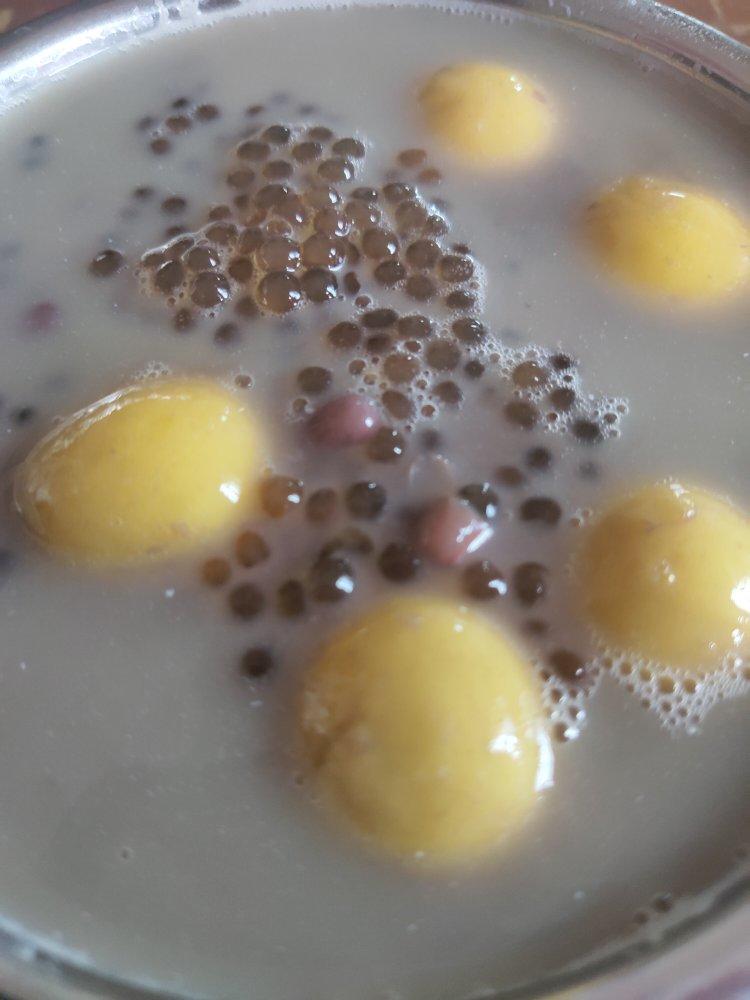 椰汁红豆西米露