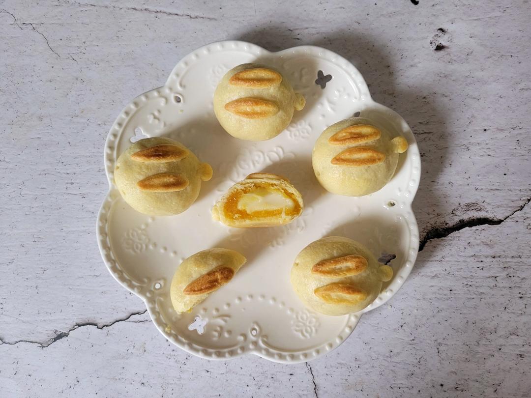 巧克力奶酪椰蓉拉丝月饼