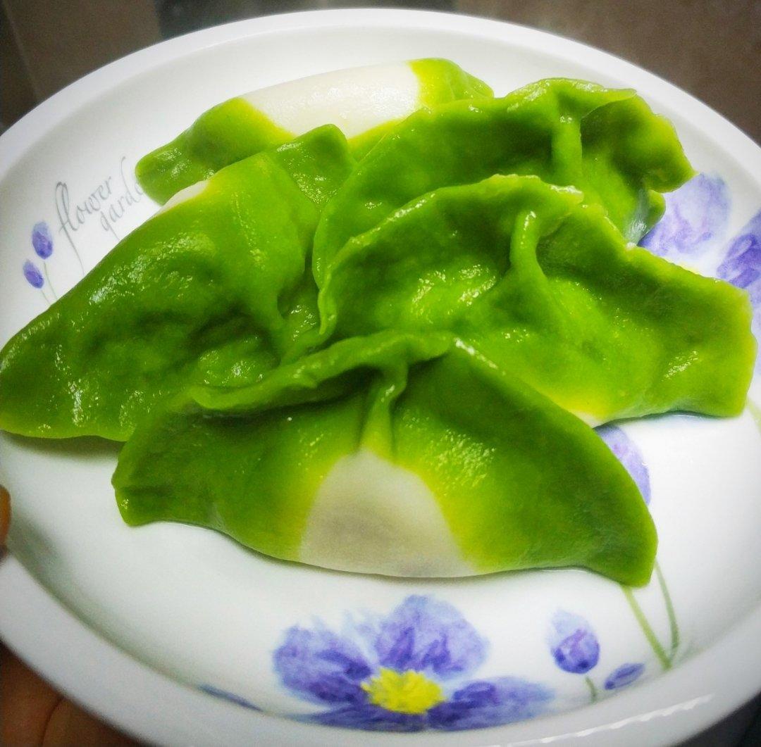 翡翠白玉白菜饺子详细版（附翡翠白玉白菜饺子包法，翡翠白玉饺子皮两种制法，面包机和面，翡翠白玉烧卖，各种馅料搭配）