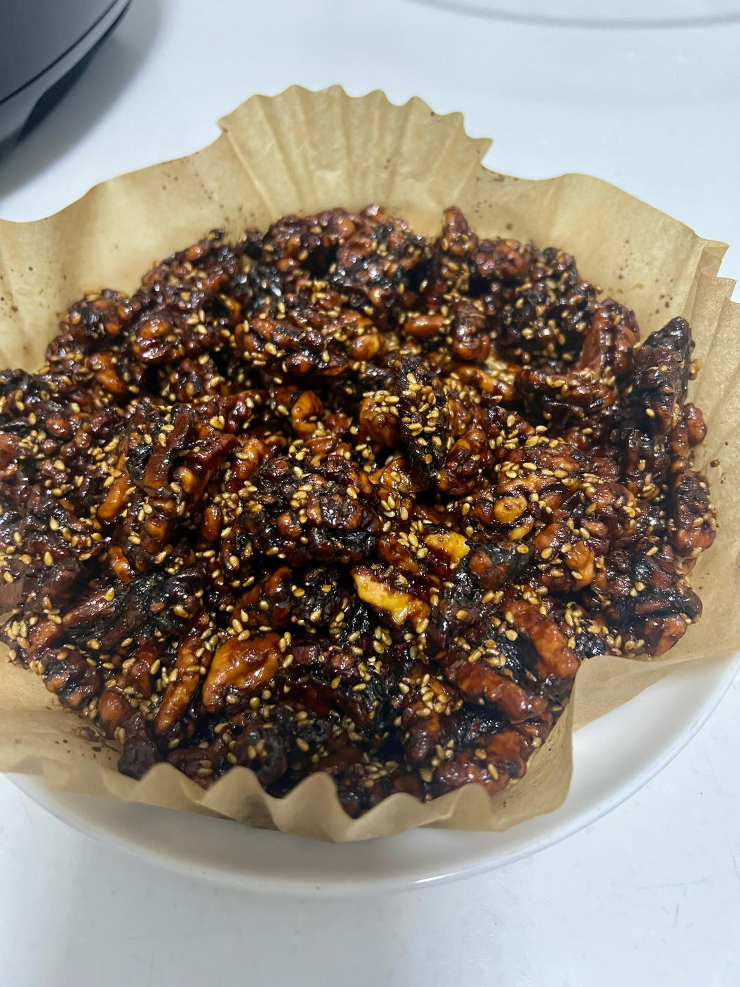 免油炸，空气炸锅或烤箱都能做的琥珀核桃