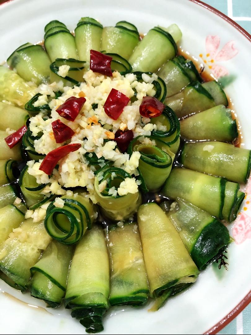 夏季C位凉菜，飘香爽脆的响油黄瓜