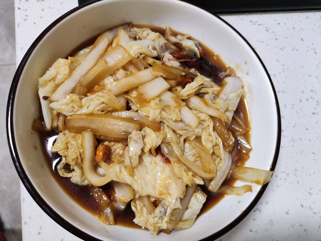 秘制酱汁，让你从此爱上白菜帮~醋溜白菜·圆满素食