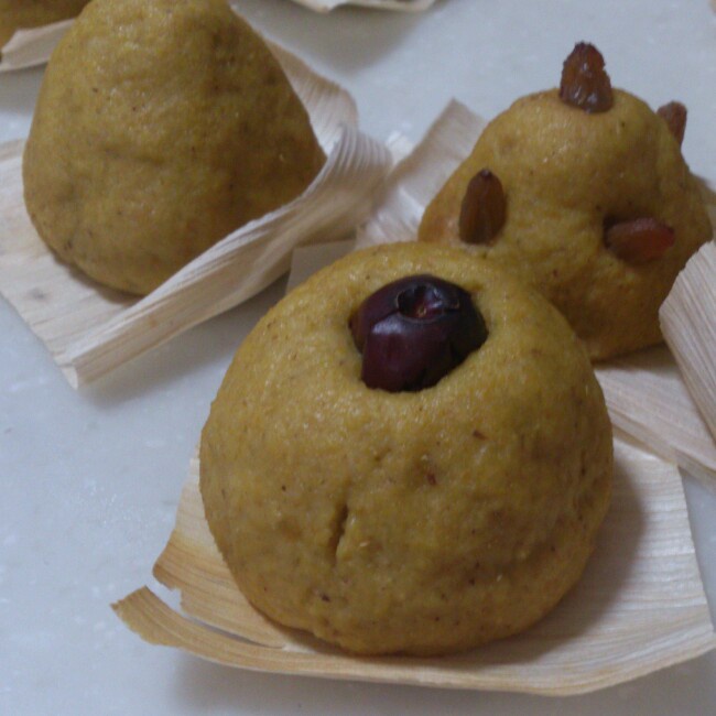 豆渣枣窝头