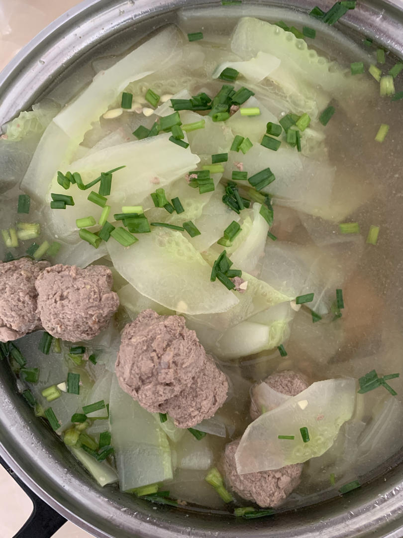 家常版牛肉丸子汤