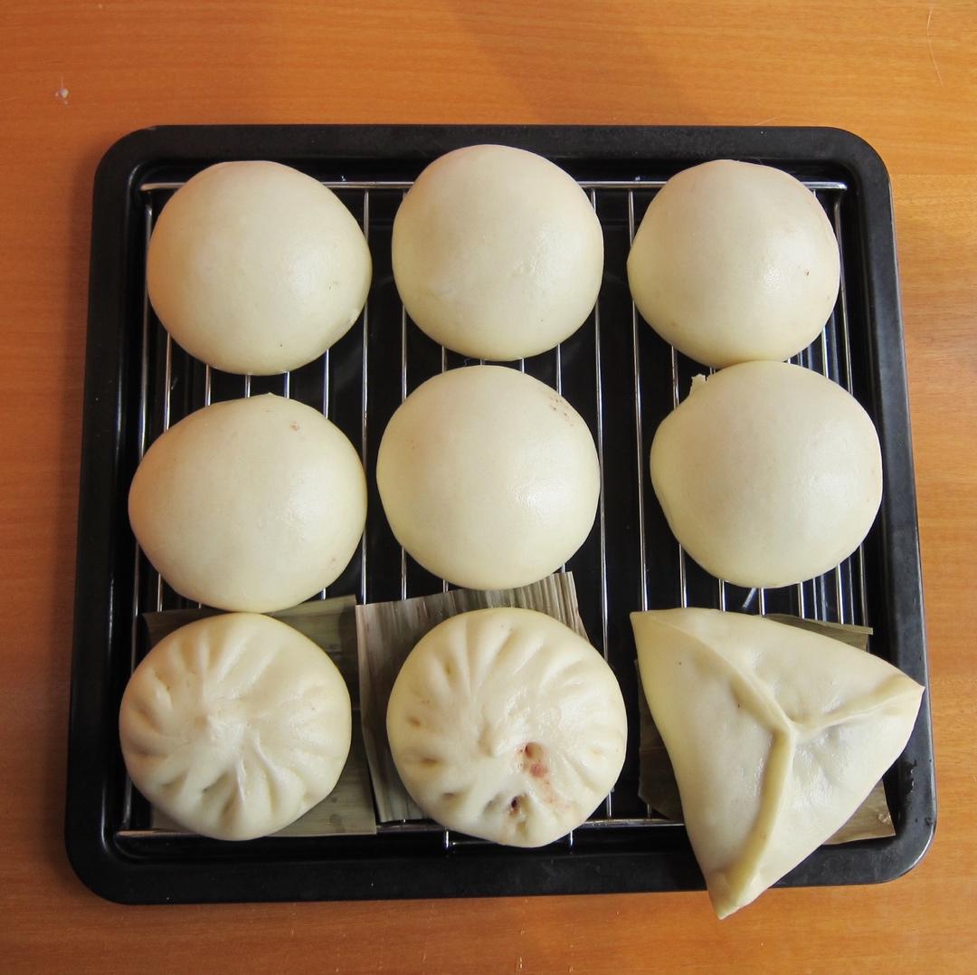 豆包儿(自制红豆馅) 豆沙包，附超级简单红豆馅制作过程