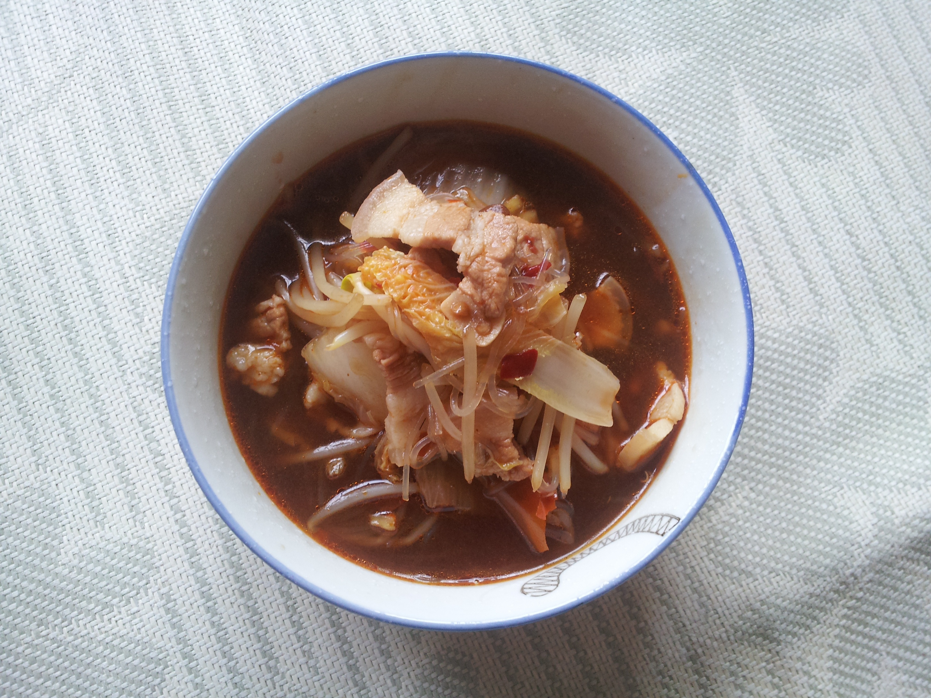 香辣豆腐肉片