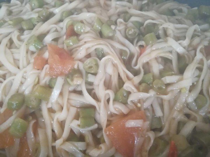 豆角番茄焖面（挂面版）