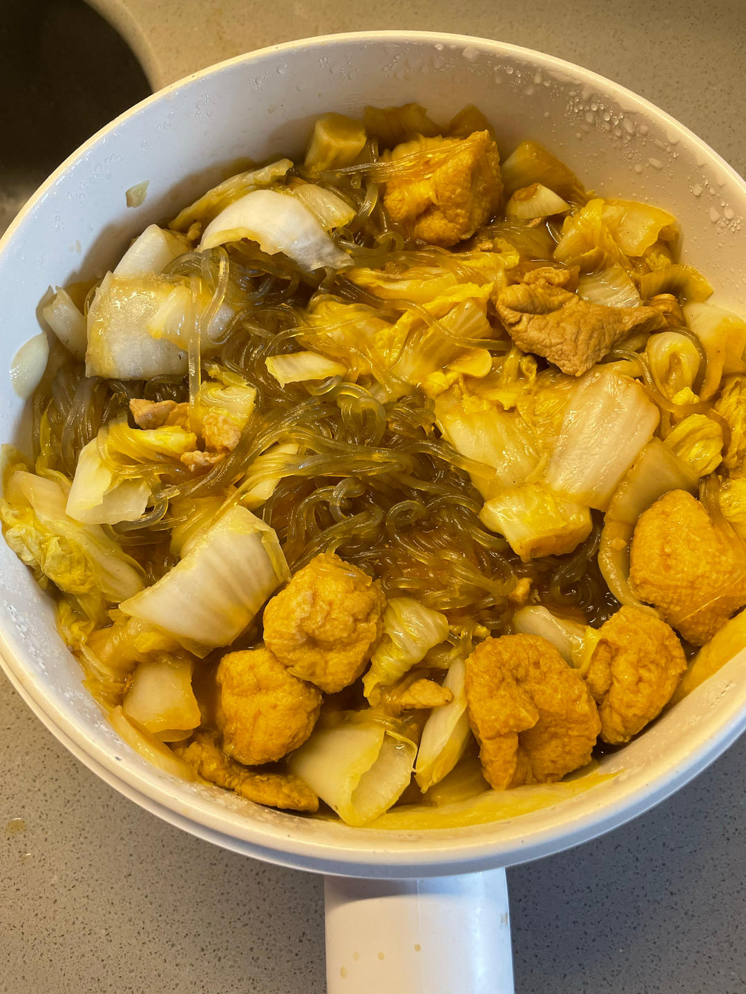 猪肉白菜炖粉条