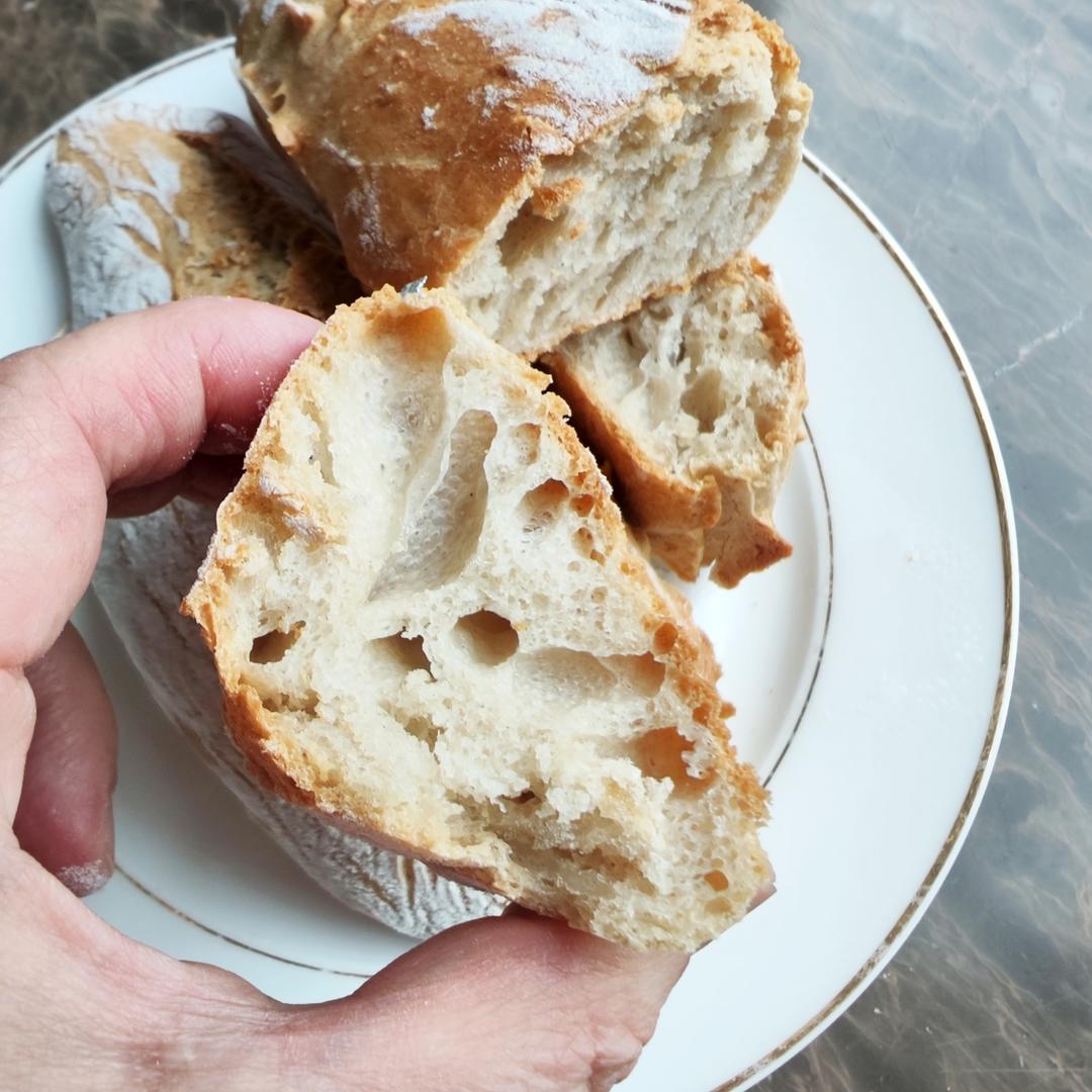 黑麦恰巴塔丨直接法·免酵种·新手友好