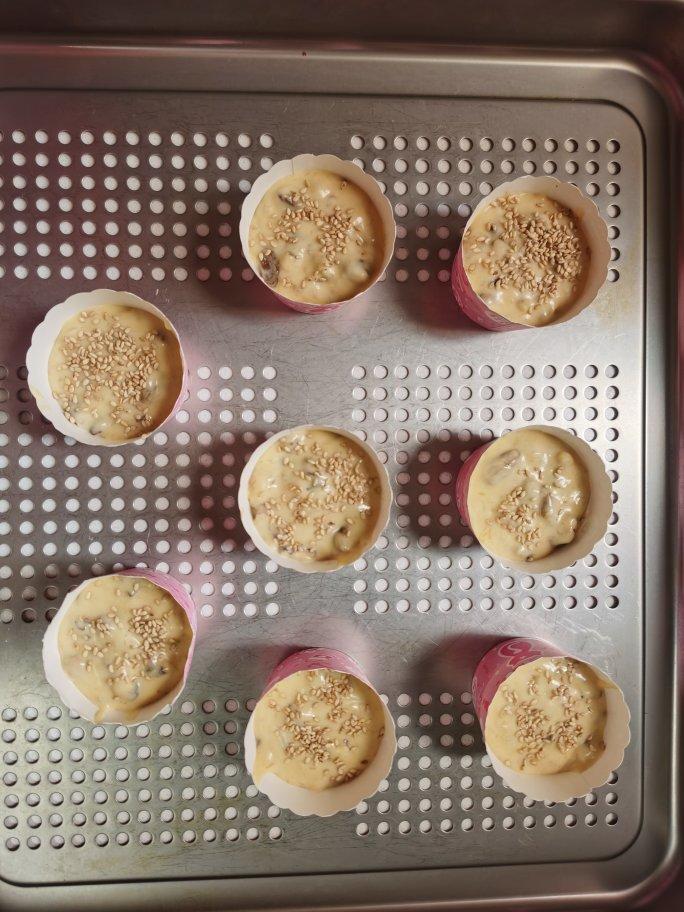 香蕉核桃巧克力马芬