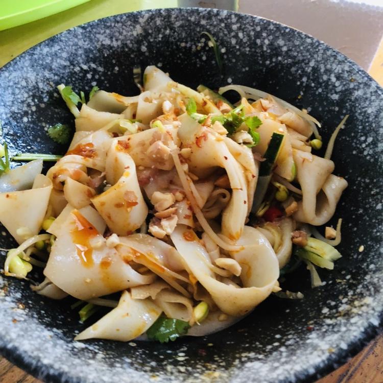 凉皮，一次成功！