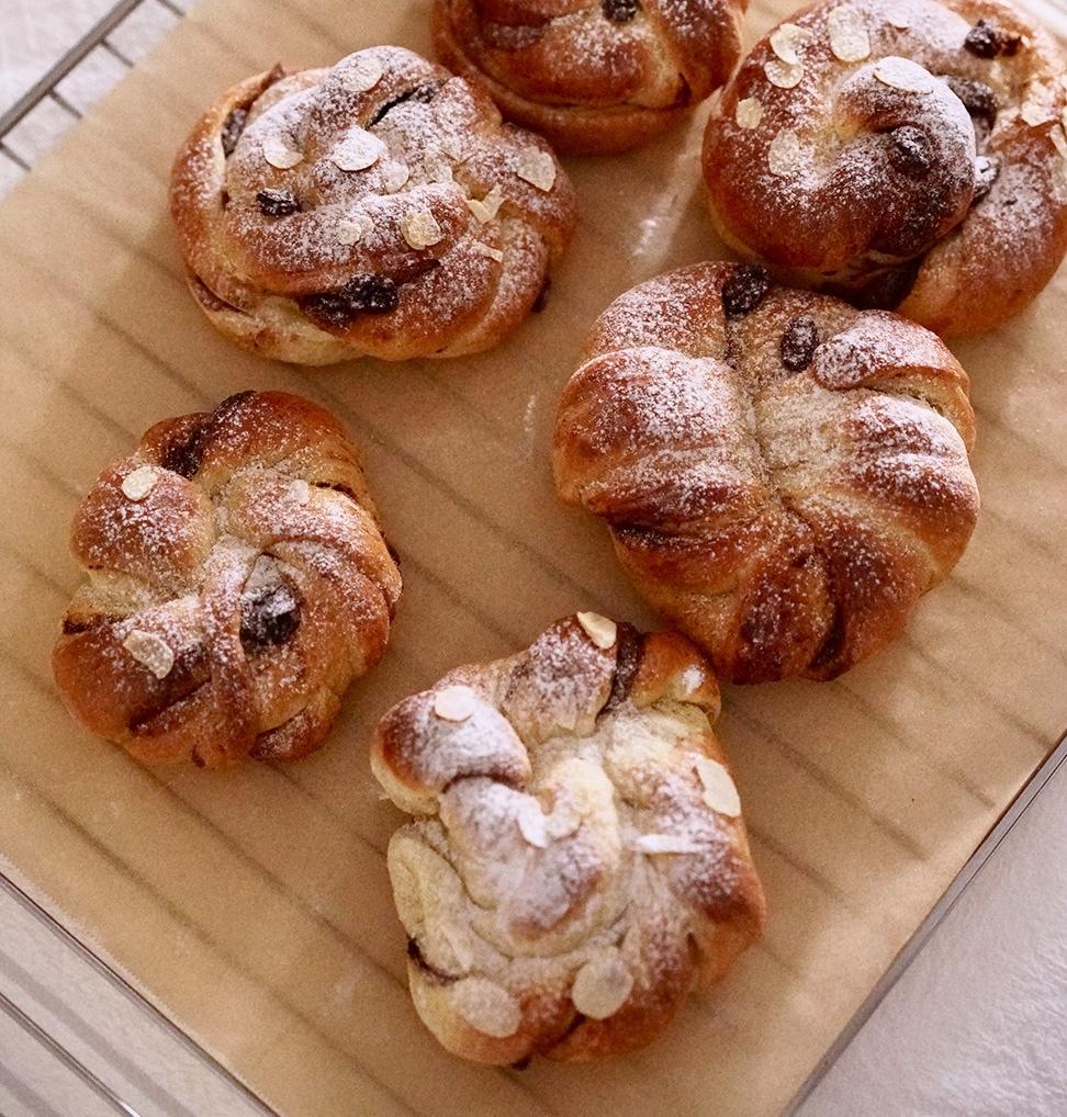 瑞典肉桂卷（附鲜酵母、活性干酵母、即时酵母用量换算公式）