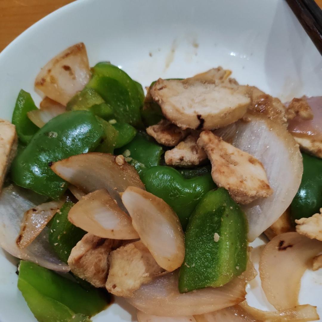 青椒炒鸡胸肉