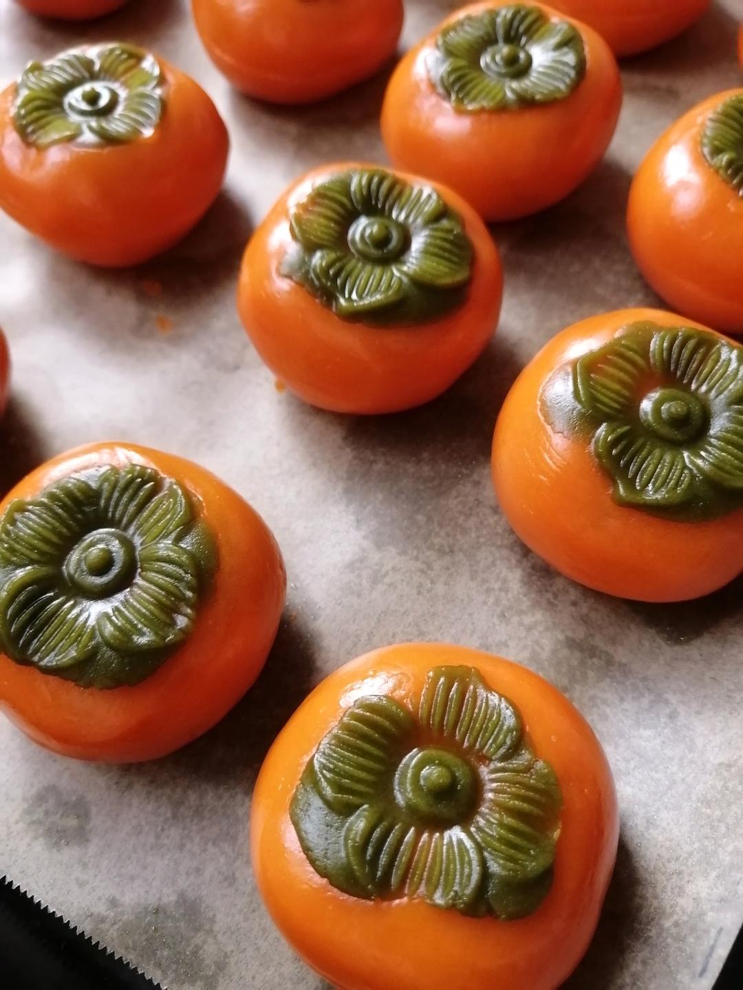 全网独家（原创）柿柿如意—广式金沙奶黄月饼（内附视频做法）