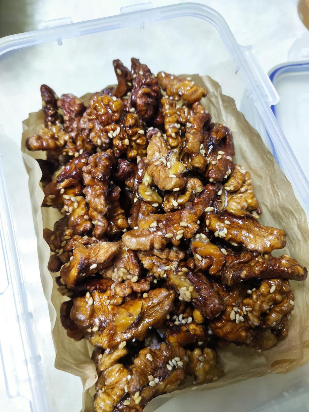 冰糖核桃的做法