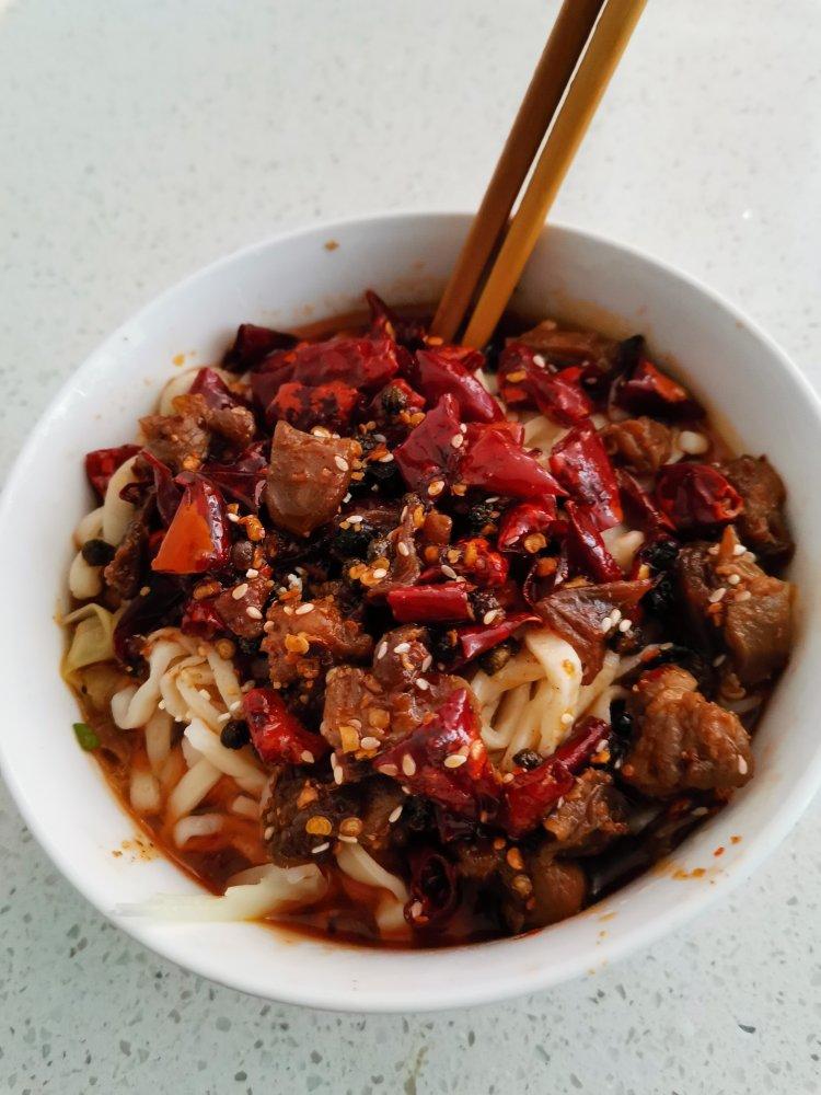 快手纯手工擀面条