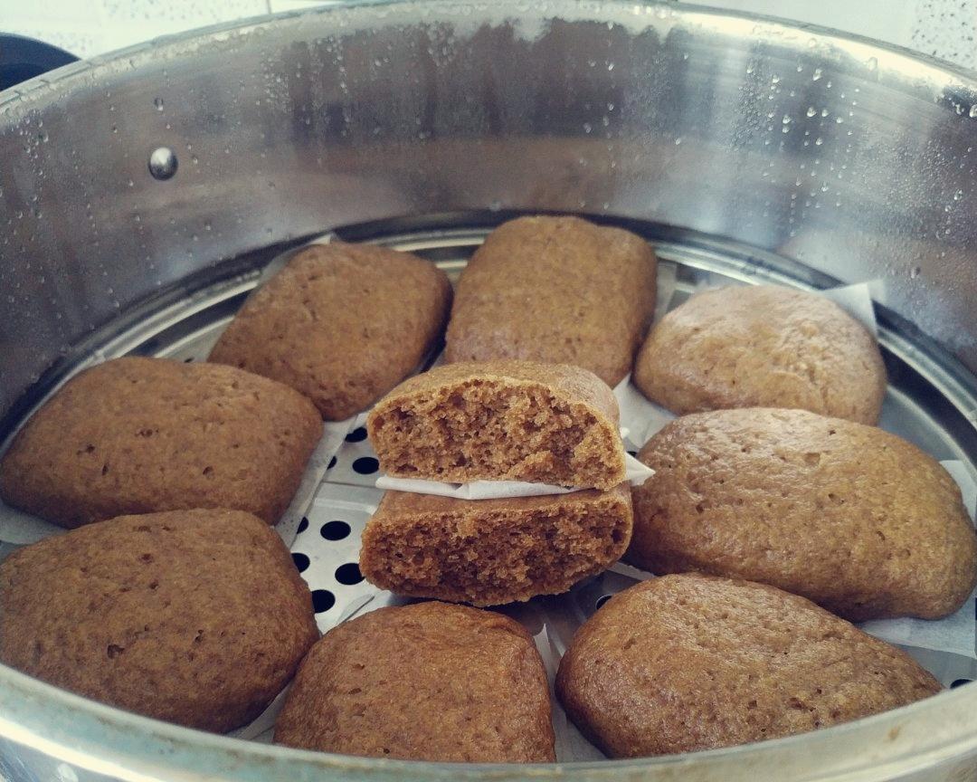 低脂健康的南瓜全麦馒头