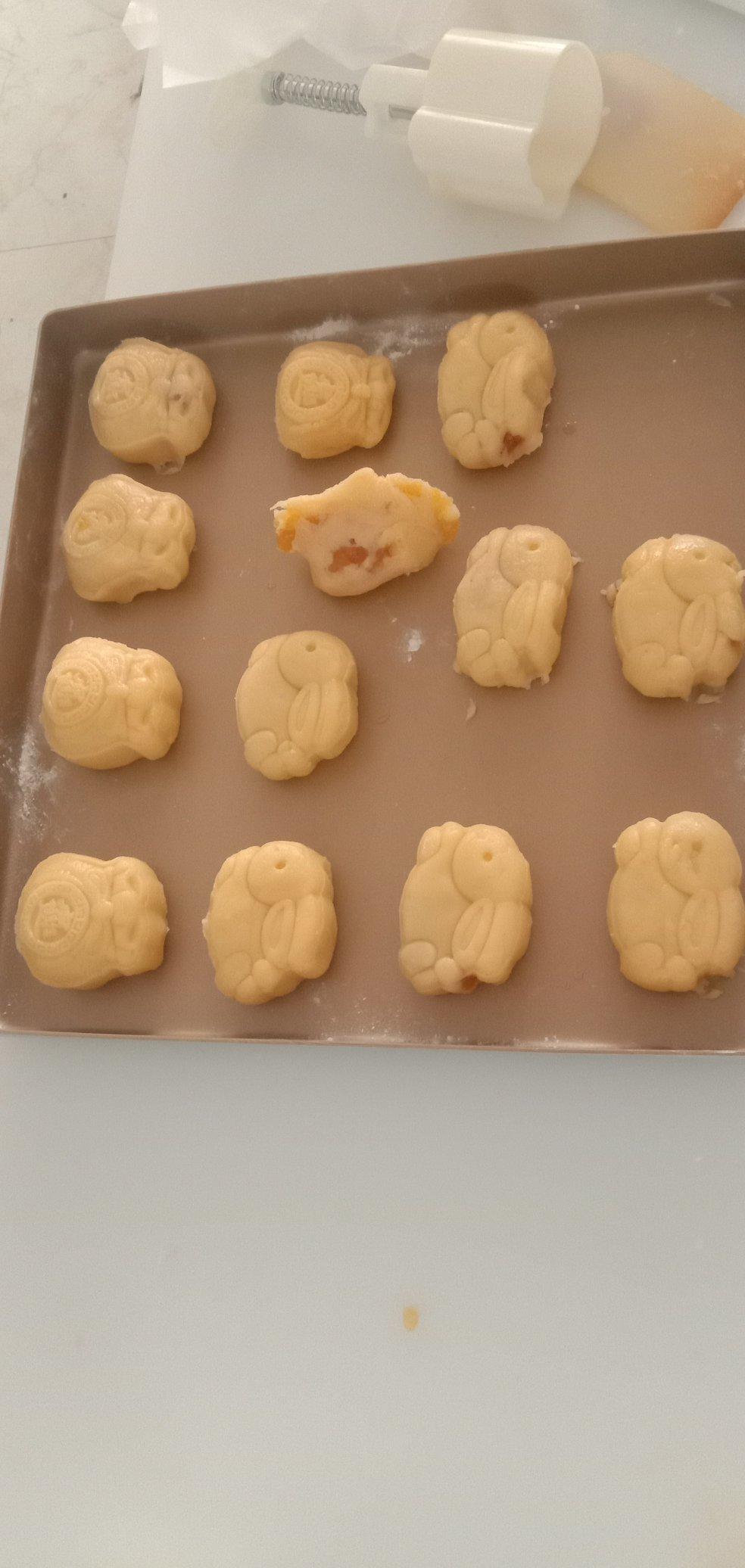 凤梨酥饼➕酸甜可口的纯凤梨馅