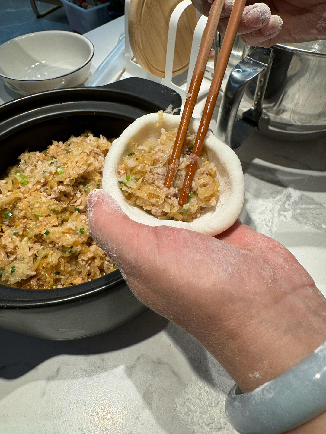 萝卜丝肉团子（厨师机揉面）
