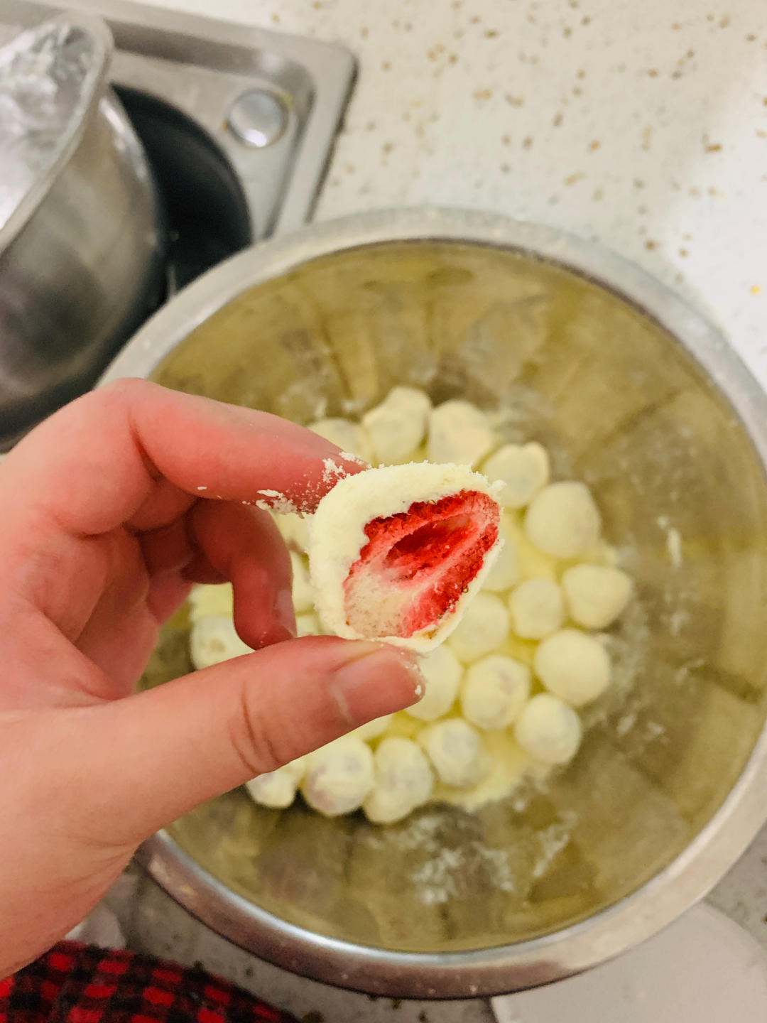 冻干草莓🍓奶球