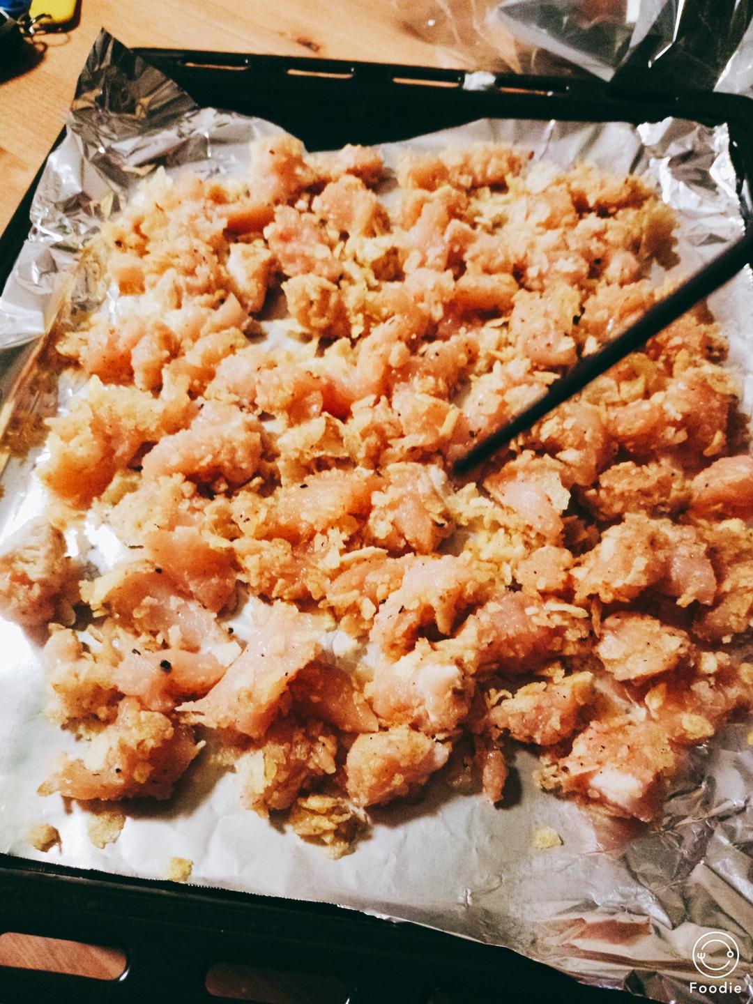 烤箱版乐事薯片鸡米花