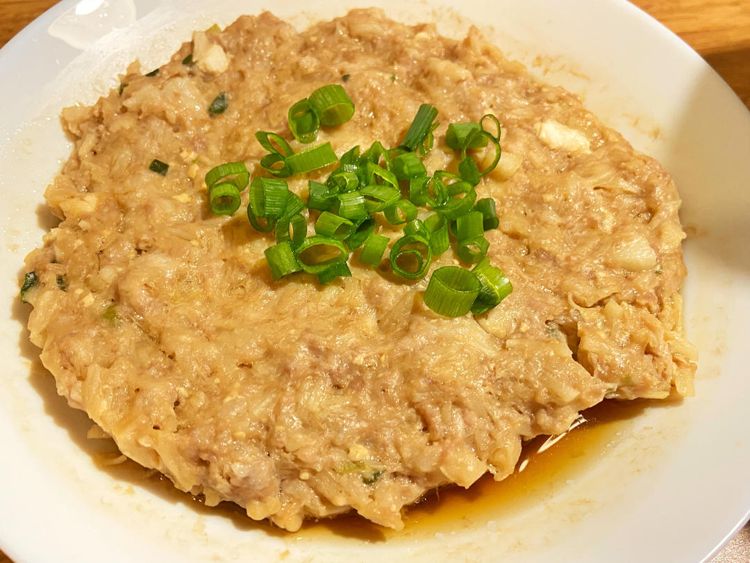孩子爱吃的蒸肉饼
