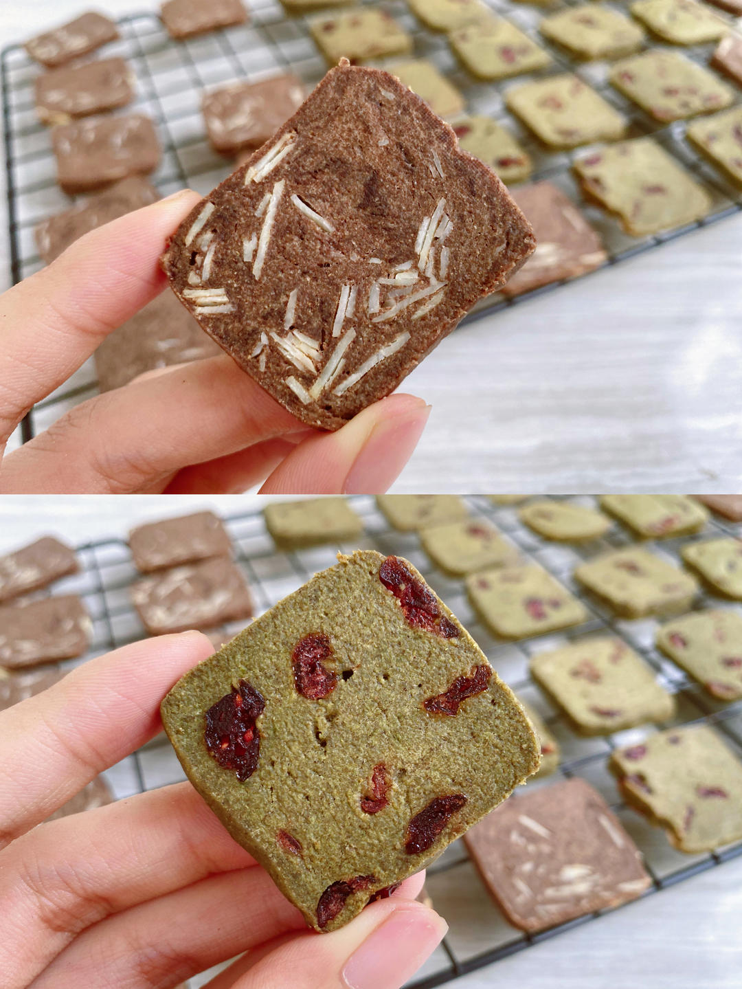 空气炸锅全麦曲奇❗️减脂必备🍪搅一搅就成功