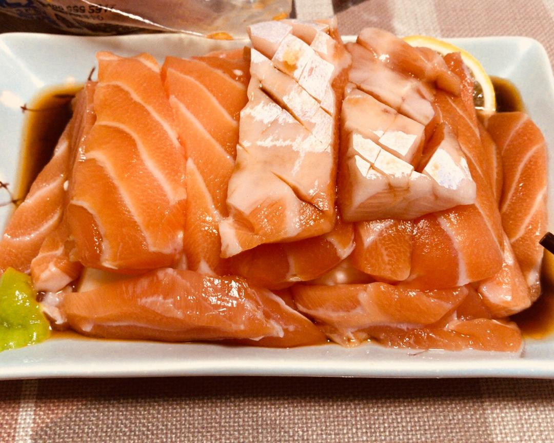 三文鱼豆腐凉菜