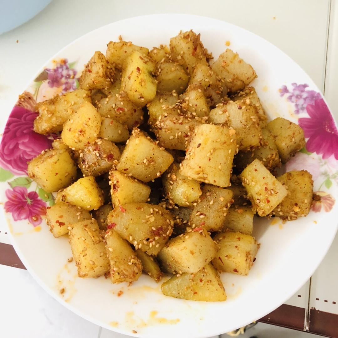 蒜香孜然土豆