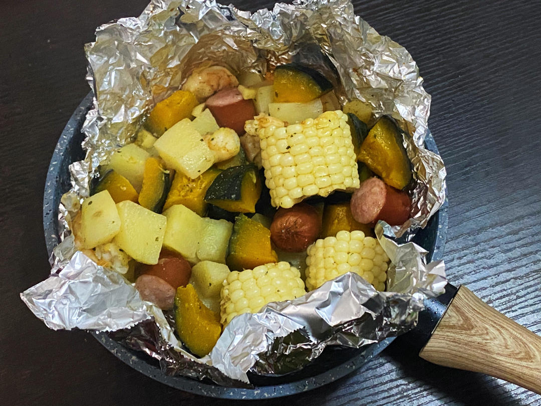 超快手夏日烧烤锡纸包