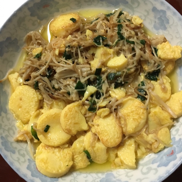 超级下饭菜--金针菇日本豆腐