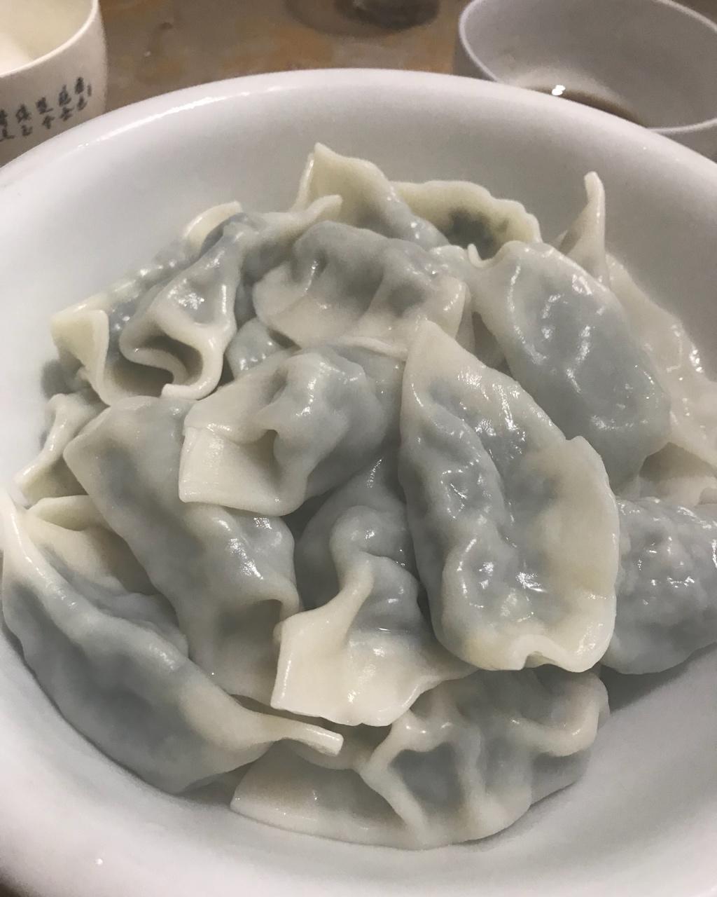 荠菜鲜肉饺子