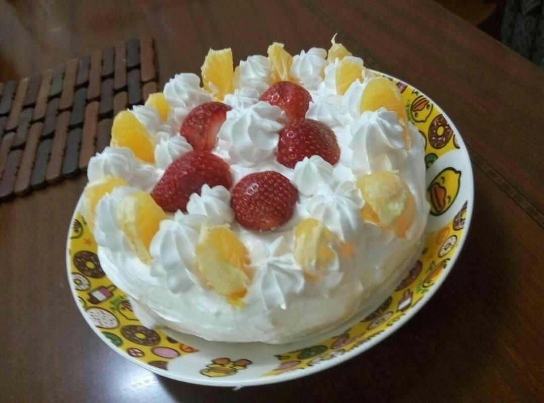简单水果生日蛋糕