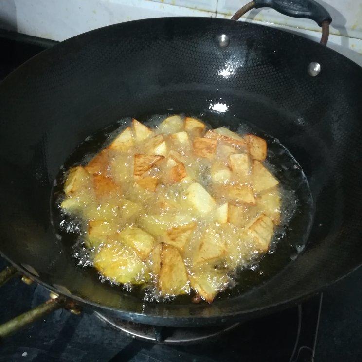 炸土豆块