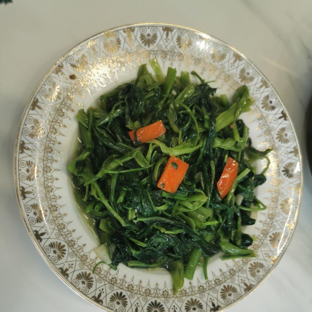 炒空心菜不发黑