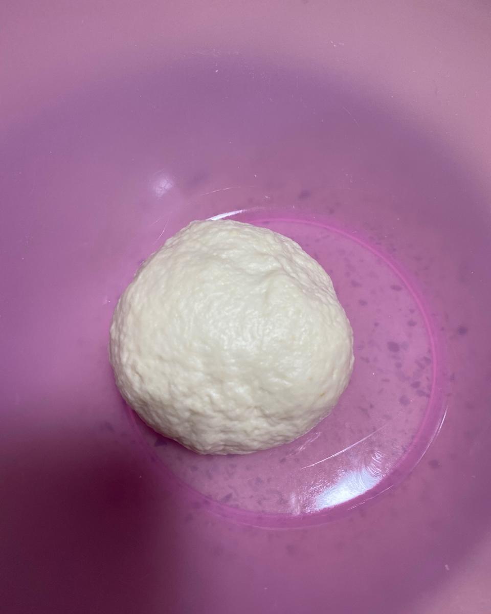 8寸披萨底——培根蘑菇披萨
